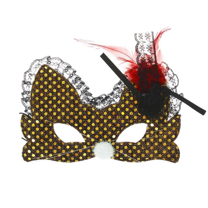 Карнавальная маска "Кошечка"