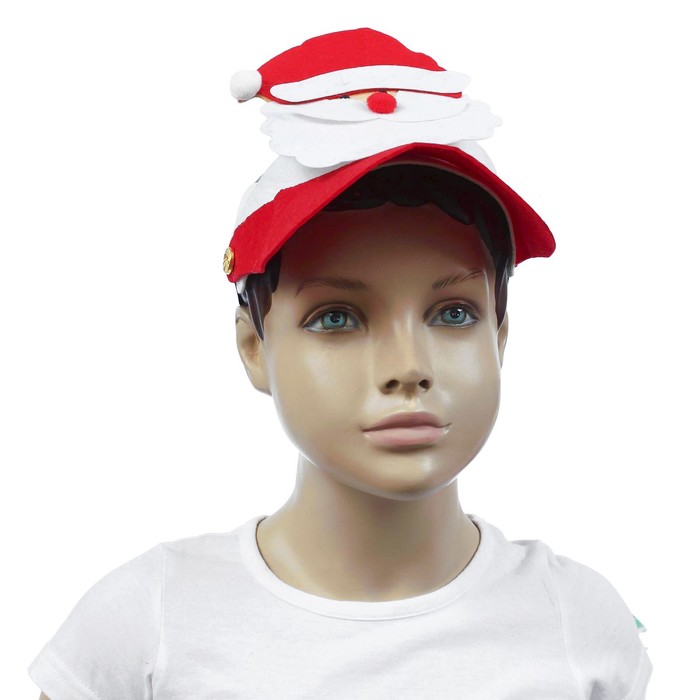 Карнавальный козырёк "Дед Мороз"