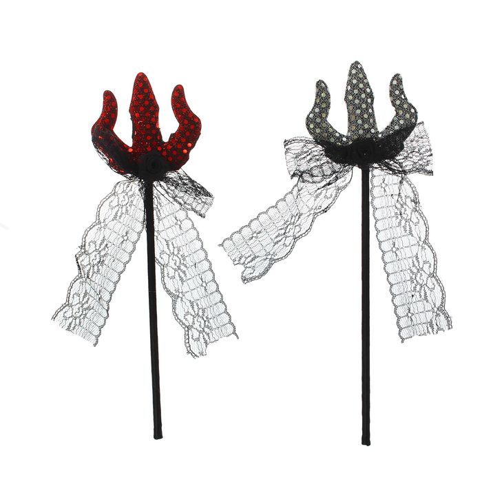 Карнавальный жезл "Трезубец", цвета МИКС