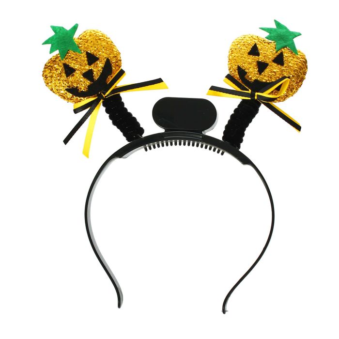 Карнавальный ободок световой "Тыковки"