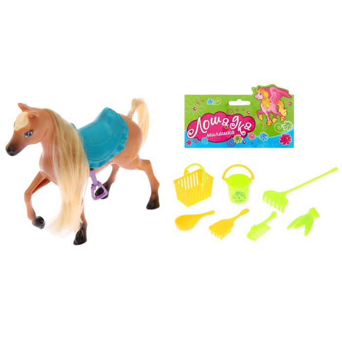 Лошадка "Волшебное копытце", с аксессуарами, МИКС