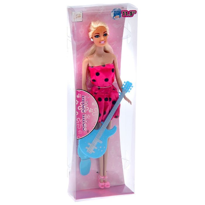 Кукла модель "Анна", с гитарой, с аксессуарами, МИКС
