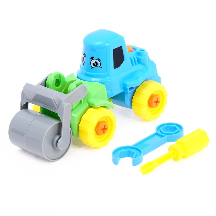 Конструктор с болтовым соединением «Трактор», 26 деталей, МИКС