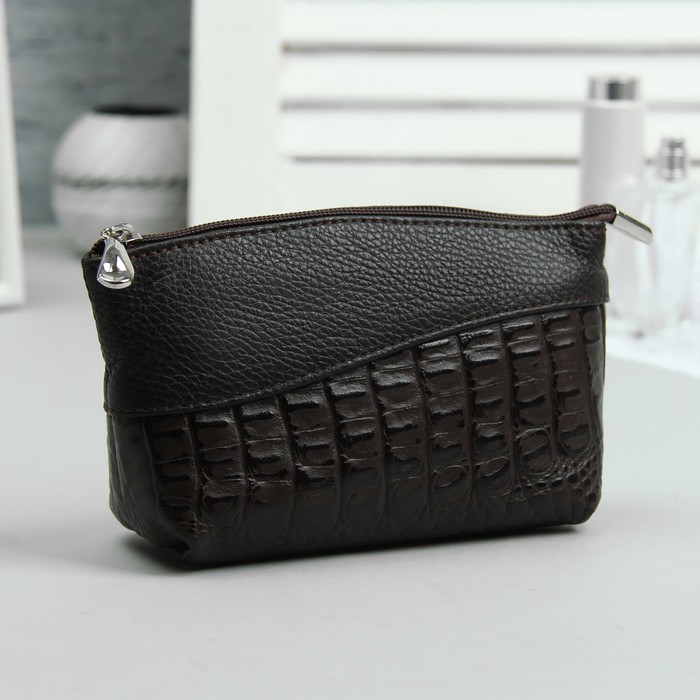 Косметичка простая на молнии, 1 отдел