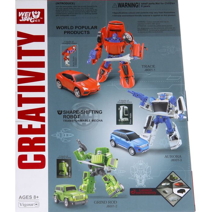 Робот-трансформер «Автобот», цвета МИКС