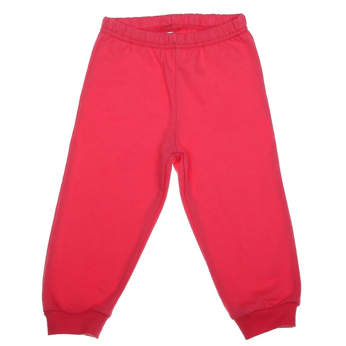 Пижама для девочки, рост 80 см (52), цвет бирюзовый/малиновый