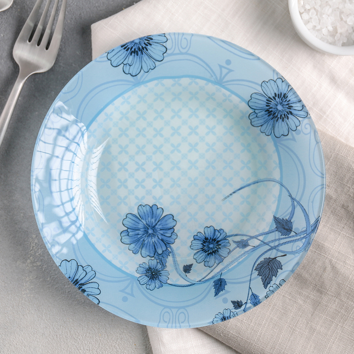 Салатник 250 мл "Голубой восторг", 18х3 см