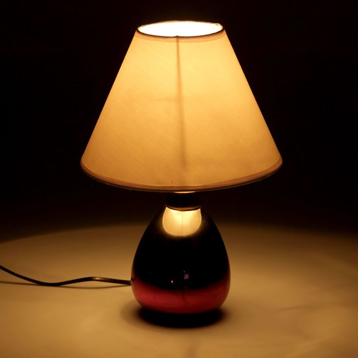 Лампа настольная "Розовая капля"