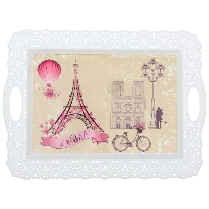 Поднос 44 см×32 см "Париж"