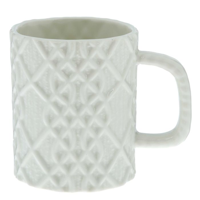 Кружка вязаная "Согрею твое сердце", 550 мл