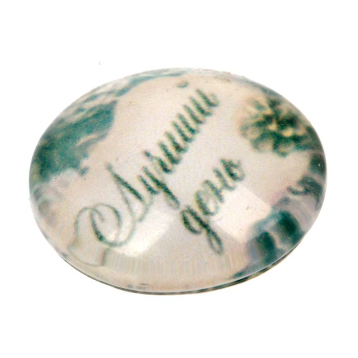 Декор стеклянный для скрапбукинга в наборе «Зимний шик», 6,5 × 6,5 см