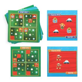Магнитная игра «Фабрика новогодних подарков», 48 карт, 4 магнитных детали от Сима-ленд