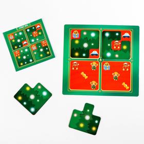 Магнитная игра «Фабрика новогодних подарков», 48 карт, 4 магнитных детали от Сима-ленд