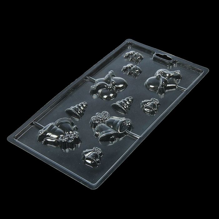 Молд для кейк-попсов "Колокольчики, торт, голуби" 27х15х1 см