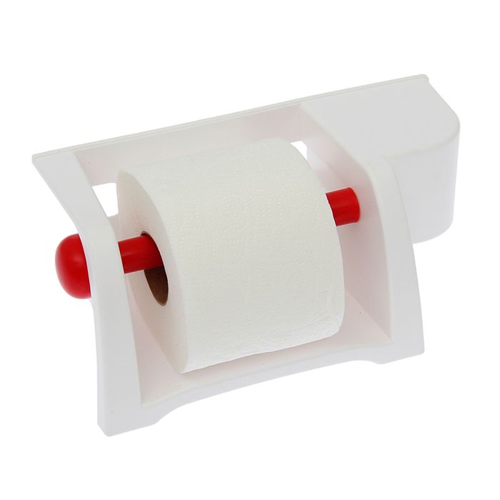 Полка для туалета "Mira", цвет снежно-белый