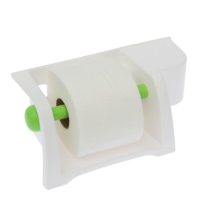 Полка для туалета "Mira", цвет снежно-белый