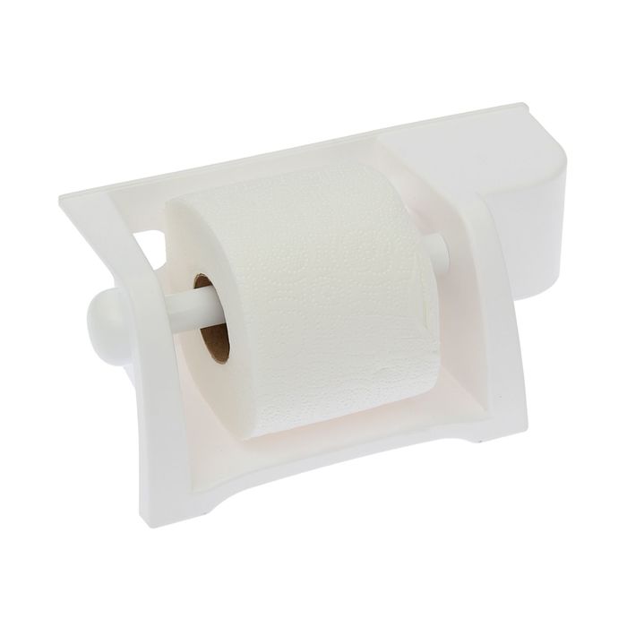 Полка для туалета "Mira", цвет снежно-белый