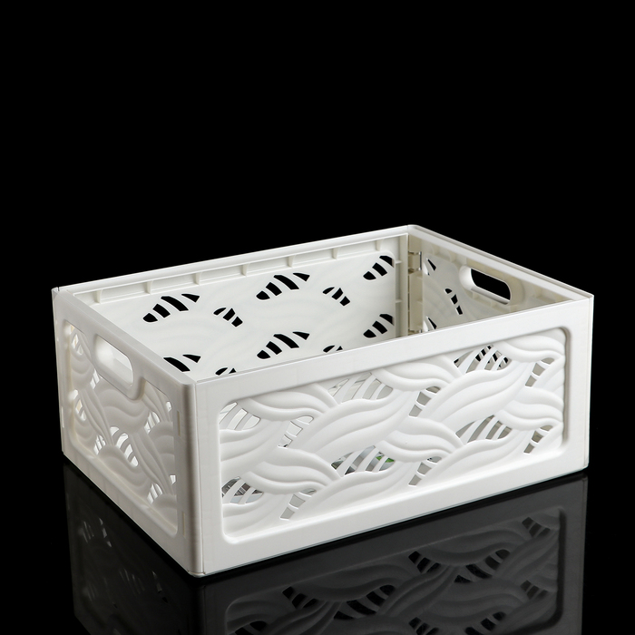 Корзина 32х24х13 см Flavia, цвет слоновая кость