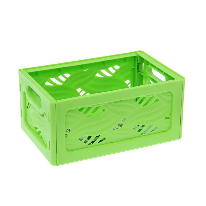 Корзина 24х16х11 см, "Flavia", цвет салатовый