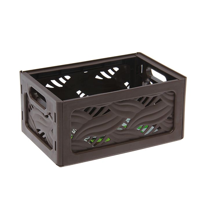 Корзина 24х16х11 см, "Flavia", цвет шоколадный