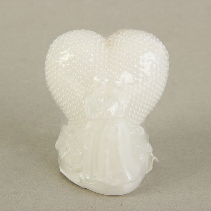 Свеча «Свадебная малая №3» (белый)  Время горения 2 ч.