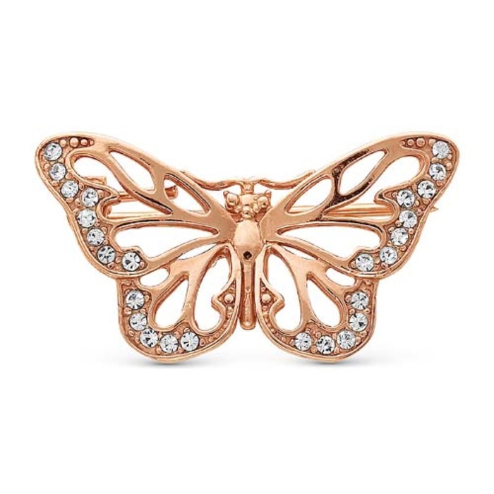 Брошь "Бабочка" малая, позолота