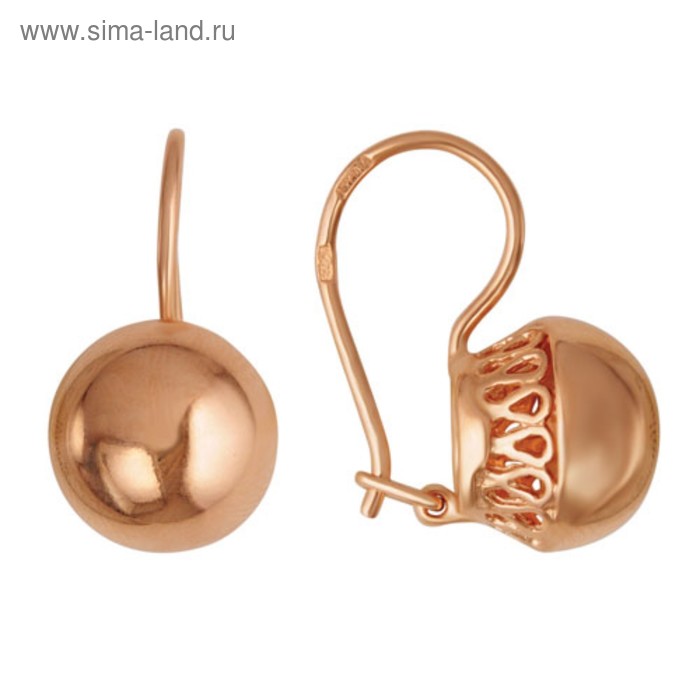 

Серьги «Шар» классический, позолота