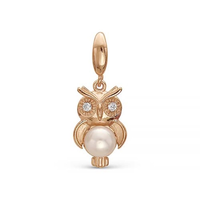 Подвеска "Сова", позолота