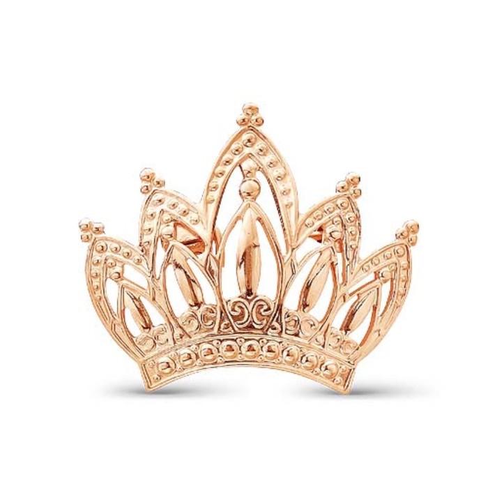 Брошь "Корона", позолота