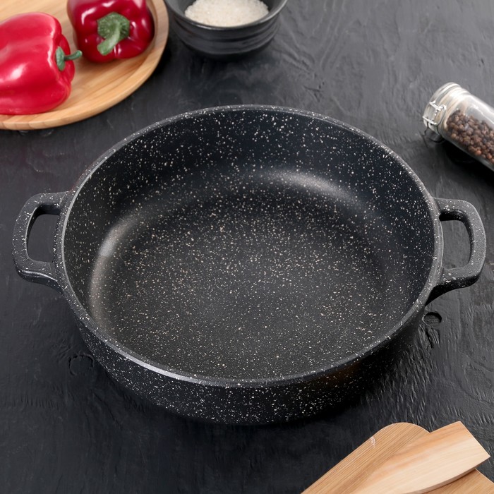 Жаровня 28 см "Гранит", h=7 см