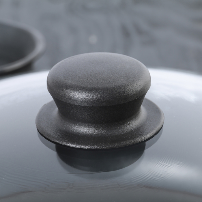 Жаровня 26 см "Классик", h=7 см, стеклянная крышка