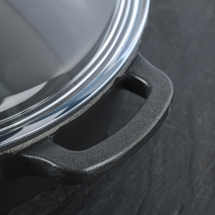 Жаровня 26 см "Классик", h=7 см, стеклянная крышка