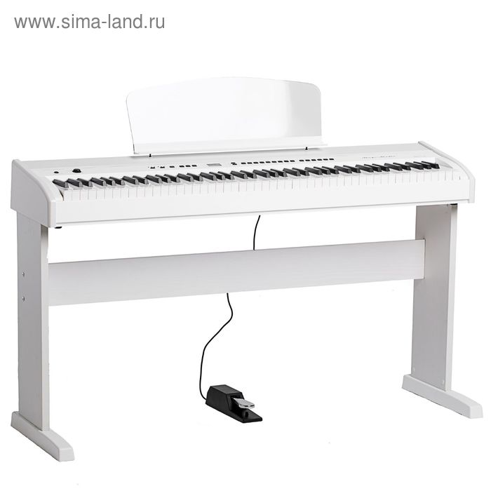 Цифровое пианино Orla 438PIA0704 Stage Studio, белое, со стойкой