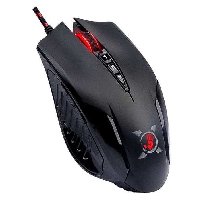 Мышь A4 Bloody V5, черный, оптическая, USB