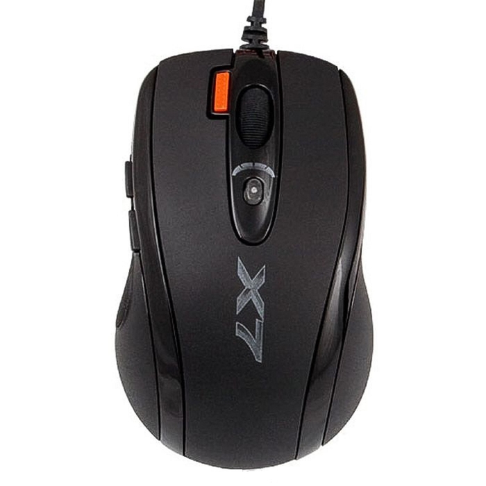 Мышь A4 X-710MK, черный, оптическая, USB