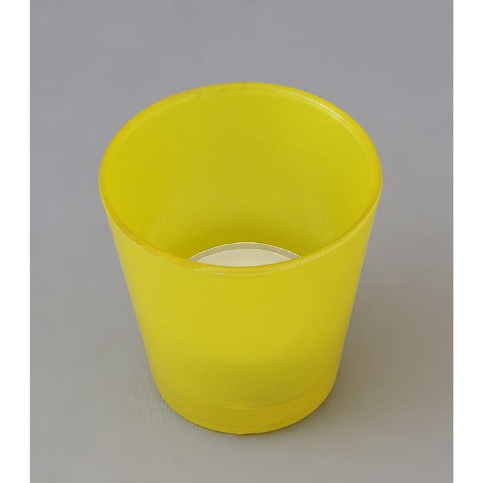 Подсвечник  желтый с гильзой