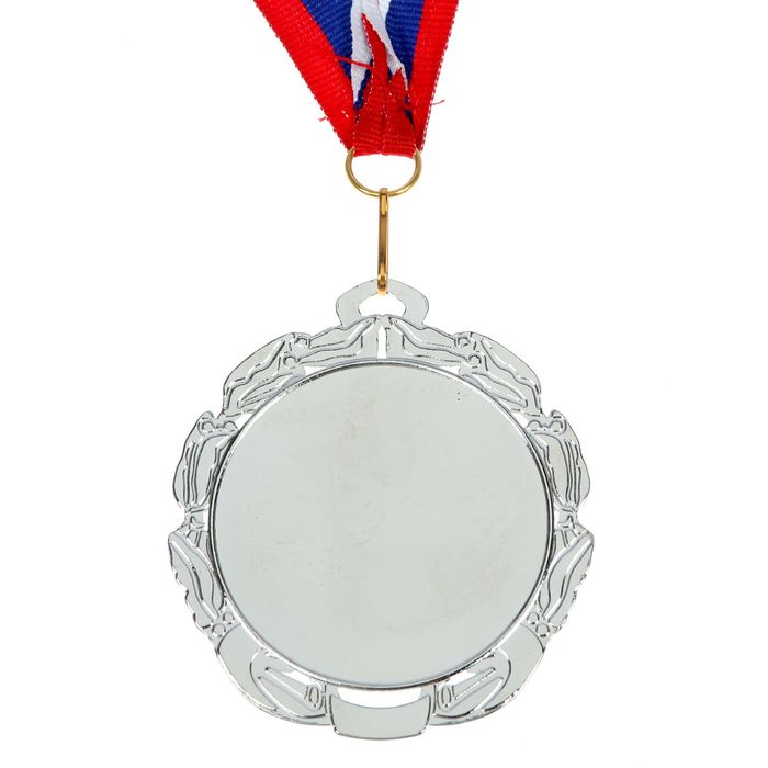 Медаль тематическая 045 "Худ. гимнастика", диам 6,5 см Цвет сер