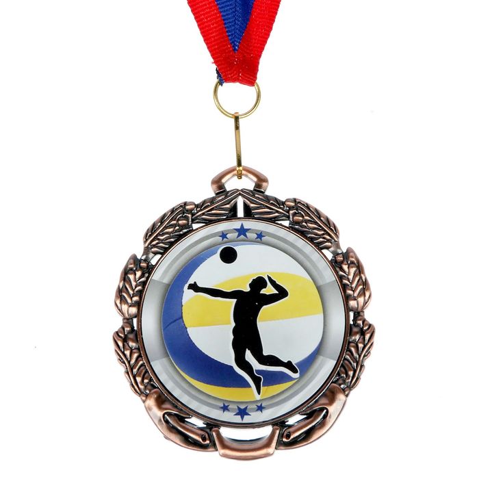 Медаль тематическая 045 "Волейбол" бронза