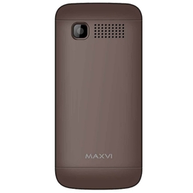 

Сотовый телефон Maxvi B2, 1.77", 2 sim, 32Мб, microSD, 0.3 Мп, 1700 мАч, коричневый