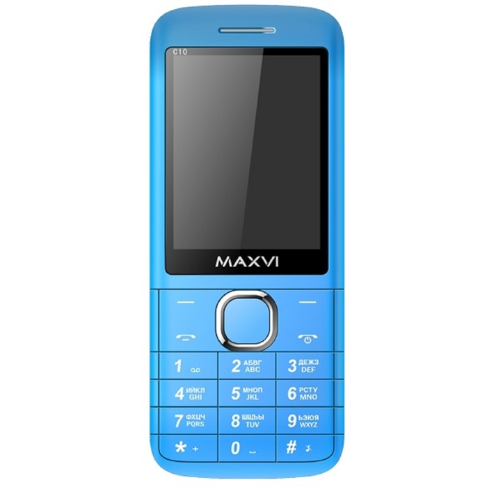 Мобильный телефон Maxvi C10, синий