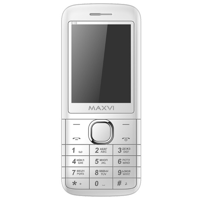 Мобильный телефон Maxvi C10, белый