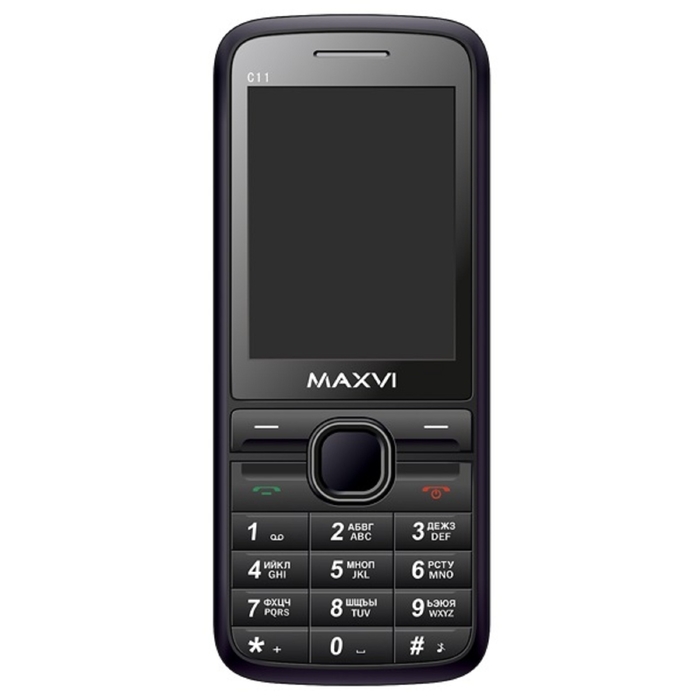 Мобильный телефон Maxvi C11, чёрный