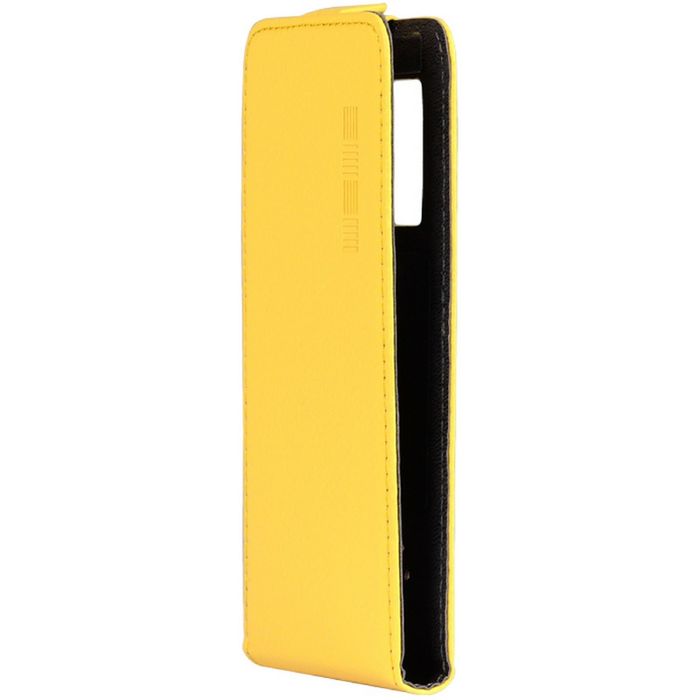 Чехол InterStep NEXT флипкейс 4,7-5" желтый (137х71х9)