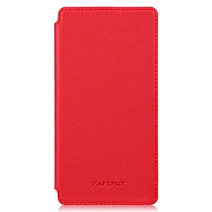 Чехол Partner Book-case 4,2", красный (размер 6.9*13.0 см)