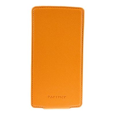 Чехол Partner Flip-case 4,5", оранжевый (размер 7*13.5 см) - Фото 1