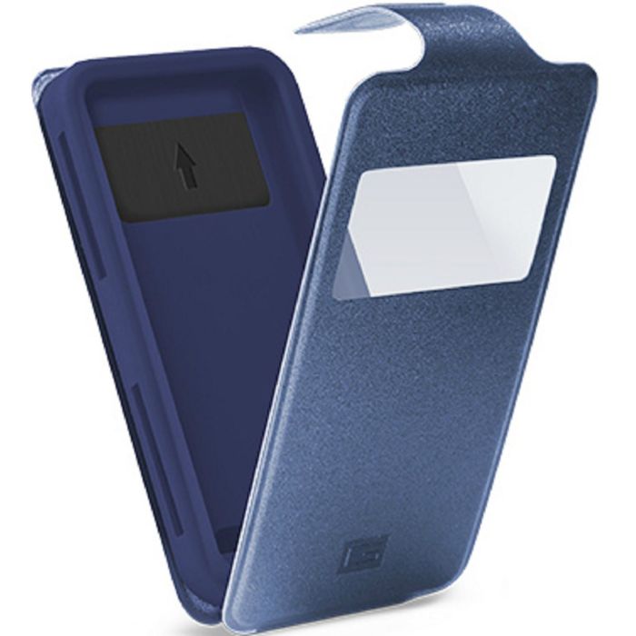 Чехол GRESSO Норман, вертикальный (4,5-4,8") синий