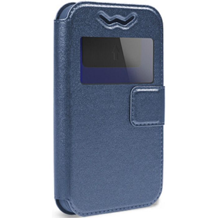 Чехол GRESSO Норман, горизонтальный (4,5-4,8") синий