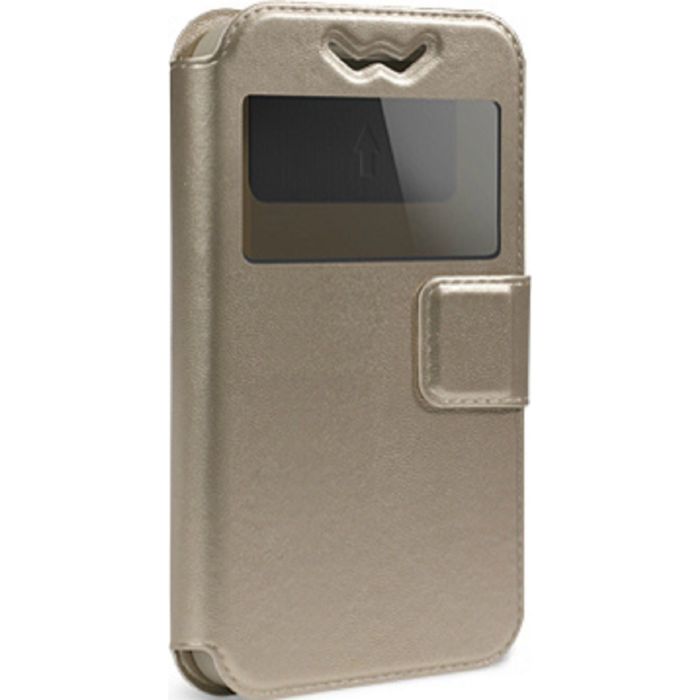 Чехол GRESSO Норман, горизонтальный (4,9-5,2") золотой