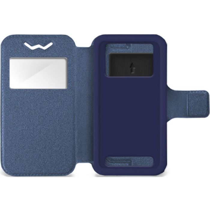 Чехол GRESSO Норман, горизонтальный (4,9-5,2") синий