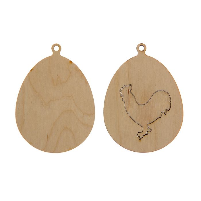 Заготовка-подвеска "Петушок" 11*8 см